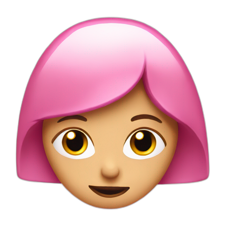 A shiny pink and black text saying alone the only moxi with a pink heart on the top left corner