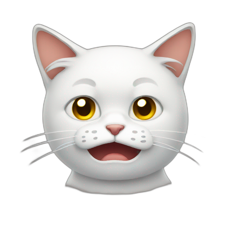 disgusted cat