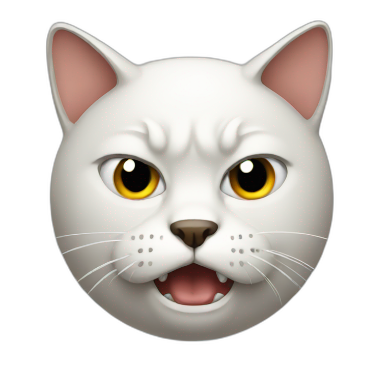 Angry cat