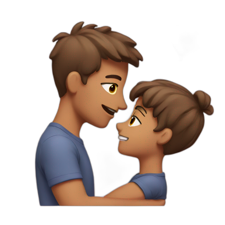 🙎♂️ this emoji lifting this emoji 🙎♀️ in romantic way